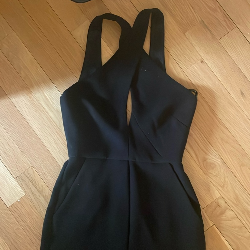 BCBG black jumpsuit BNWT